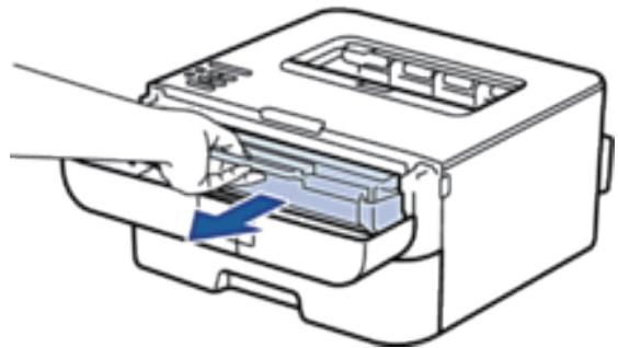 DELL E310DW - Retirez l'ensemble cartouche de toner et unité tambour de l'appareil. - 1
