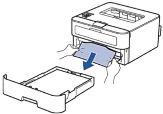 DELL E310DW - Du papier est coincé à l'intérieur du bac à papier - 2