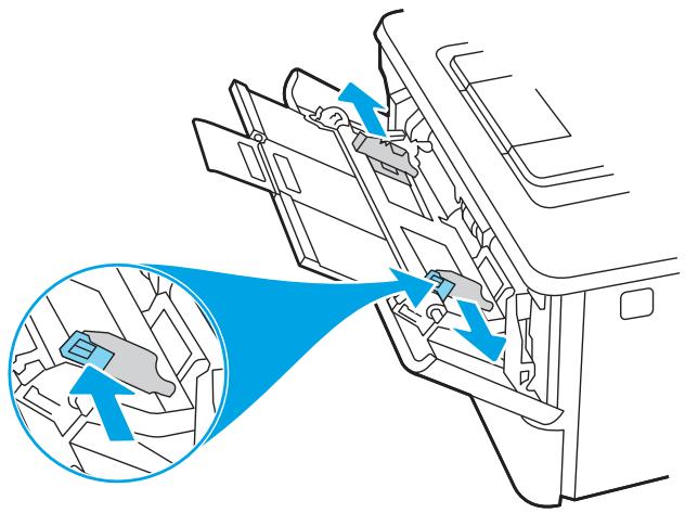 HP M406DN - Charger le bac à papier 1 - 4