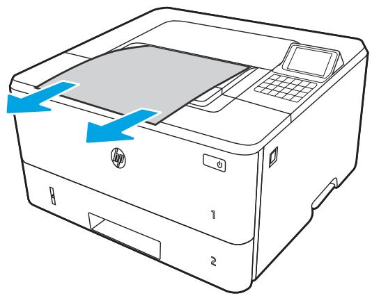 HP M406DN - E1 erreur de bourrage dans le bac de sortie - 1