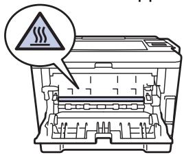 BROTHER HL-L6400DWT - Du papier est coincé au niveau du bac recto verso - 6