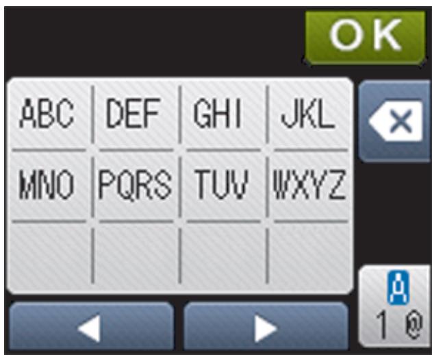 BROTHER HL-L6400DWT - Mode de saisie du texte sur votre appareil Brother - 1
