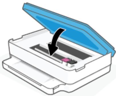 HP ENVY 6420E - Élimination d'un bourrage papier à partir de la porte d'accès des cartouches - 4