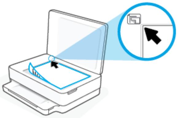 HP ENVY 6420E - Chargement d'un original - 2