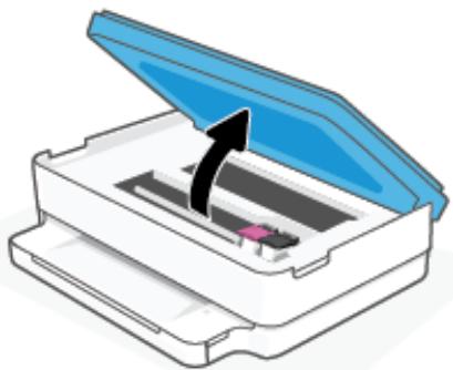 HP ENVY 6420E - Élimination d'un bourrage papier à partir de la porte d'accès des cartouches - 1