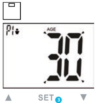 MEDISANA BS445 - B) Setting the personal data in the scales - 2