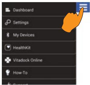 MEDISANA BS445 - Start the app. - 1
