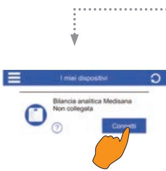 MEDISANA BS445 - C) Collegare la bilancia con il proprio smartphone\* - 7