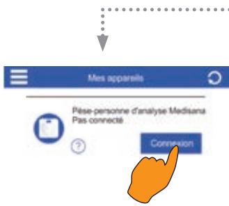 MEDISANA BS445 - C) Connectez le pèse-personne à votre smartphone\* - 8