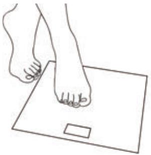 MEDISANA BS445 - A) Mesure du poids facile à l'aide de la fonction „« Step-On » - 1