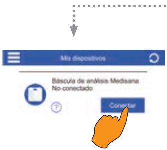 MEDISANA BS445 - C) Conexión de la balanza con un smartphone\* - 10