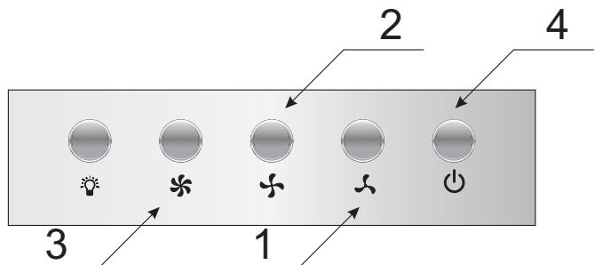 AMICA KH 17286-3 E  -  1161112 - Kitchen hood controls - 1