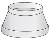 SIEMENS LC8L950 - Collegamento del tubo di scarico ∅ 120 mm: - 2