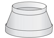 SIEMENS LC8L950 - Connecting a  120 mm exhaust-air pipe: - 2