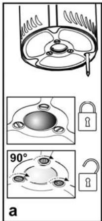 SCHOLTES HL458 - Montage en verranging van de filter - 2