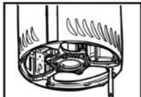 SCHOLTES HL458 - Mounting and changing the filter - 8
