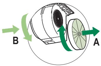 FALCON LEIHDC 110 SCEU - REPLACING THE ACTIVATED CHARCOAL FILTER - 1