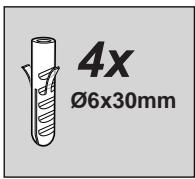 4x Ø6x30mm