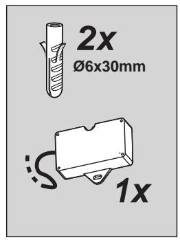 2x Ø6x30mm 1x
