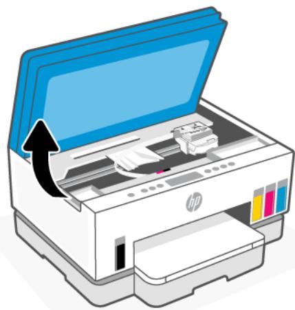 HP SMART TANK 7306 - Élimination d'un bourrage papier à l'intérieur de l'imprimante - 1