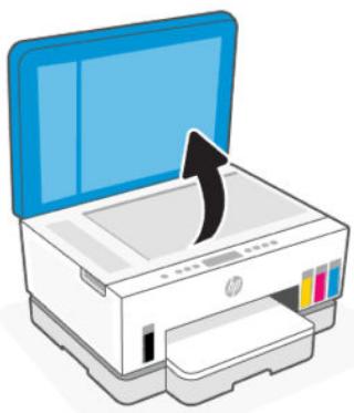 HP SMART TANK 7306 - Nettoyage de la vitre du scanner - 1