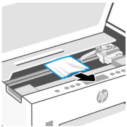 HP SMART TANK 7306 - Élimination d'un bourrage papier à l'intérieur de l'imprimante - 2