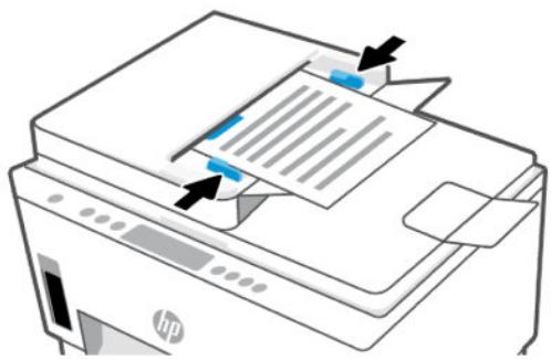 HP SMART TANK 7306 - Chargement d'un original dans le chargeur de documents (certains modèles uniquement) - 5