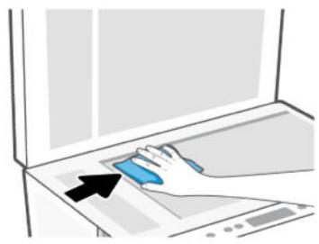 HP SMART TANK 7306 - Nettoyage de la vitre du scanner - 2