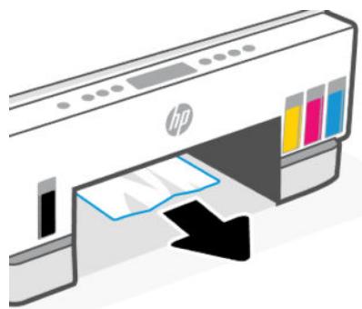 HP SMART TANK 7306 - Élimination d'un bourrage papier du bac - 3