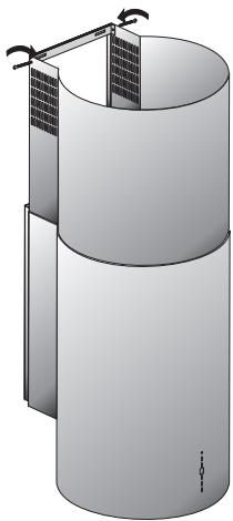SILVERLINE H20840 015 - Fixation de la hotte aspirante sur le mur : - 7
