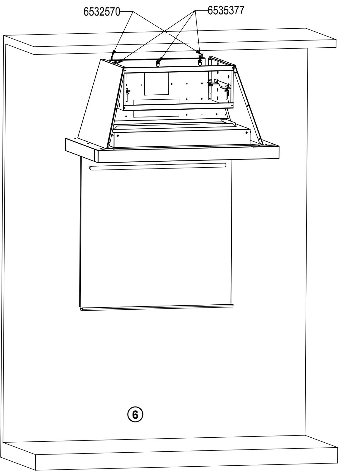 LACANCHE L2HM1300E - Montage de la hotte : - 3
