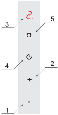 AMICA KH17178E - Bedienfeld - 1
