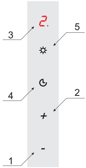 AMICA KH17178E - Cooker hood controls - 1