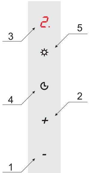 AMICA KH17178E - Ovladani odsavače - 1