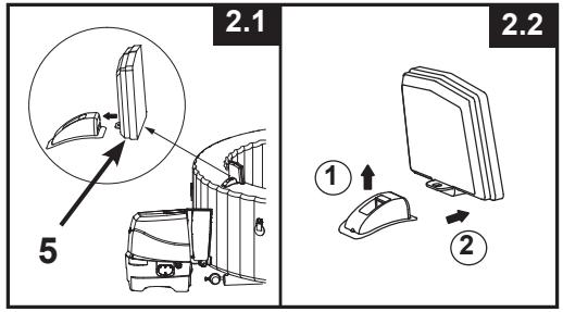 INTEX BALTIK - Chargement et installation de la tablette de commande du spa - 2