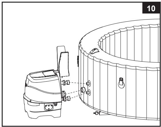 INTEX BALTIK - Installer l'unité de contrôle du spa - 1