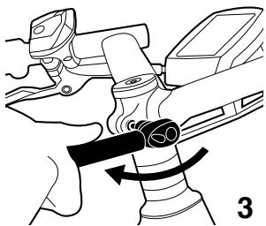 MOUSTACHE SAMEDI - Ga als volgt te werk bij speling op het balhoofd: - 3