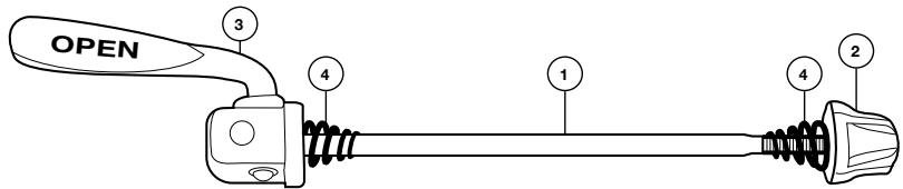 MOUSTACHE SAMEDI - Wielas voor snelspanners - 1