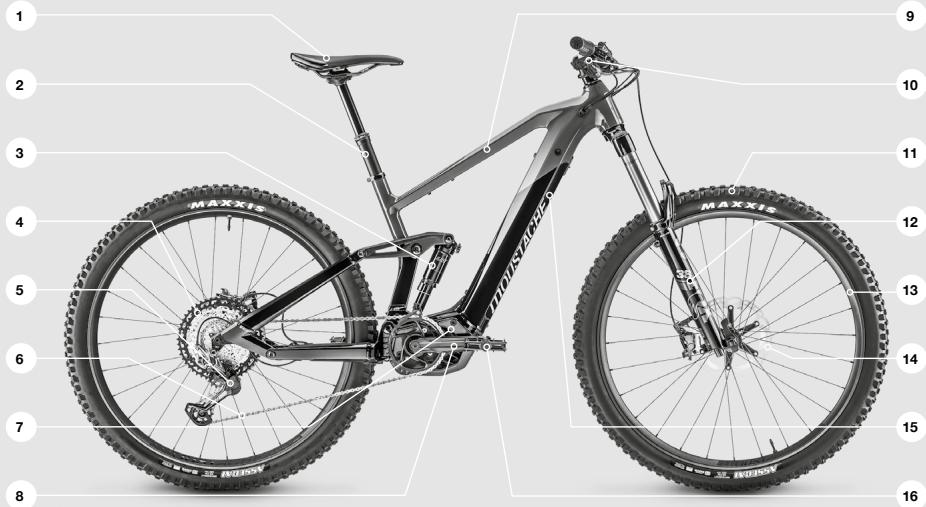 MOUSTACHE SAMEDI - DE FIETS EN DE ONDERDELEN - 2