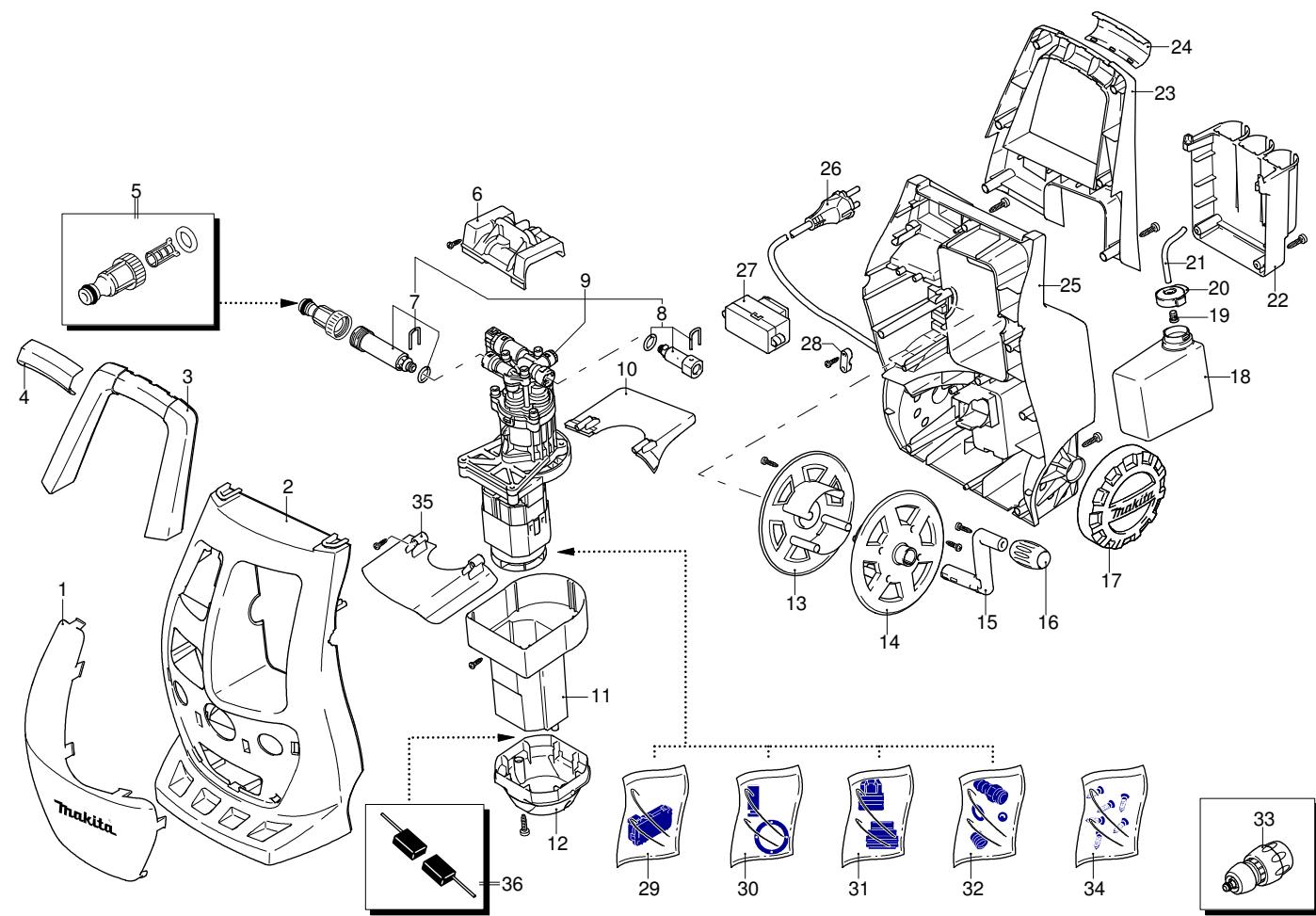 MAKITA HW111 - OBCJLYTOBYBAHHRA (MAJI.5) - 9