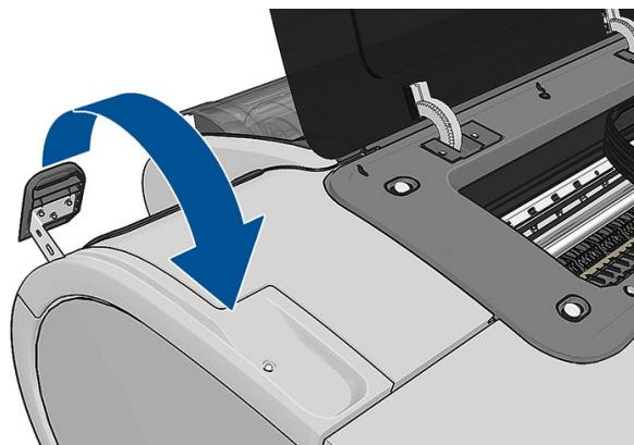 HP DESIGNJET Z5600 - Le papier est coincé - 10