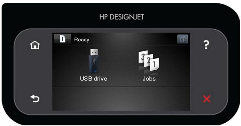 HP DESIGNJET Z5600 - Le panneau avant - 2