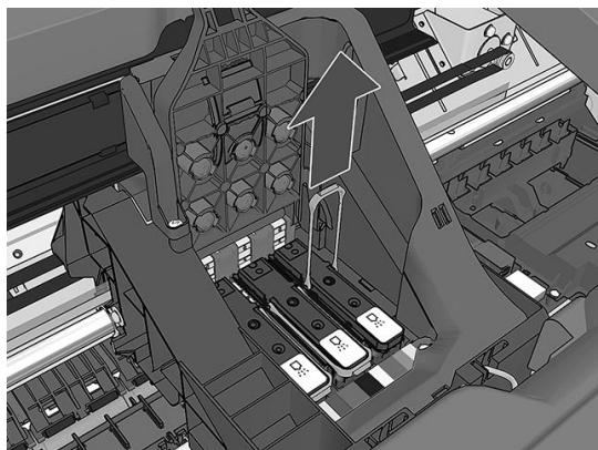 HP DESIGNJET Z5600 - Retrait d'une tête d'impression - 8