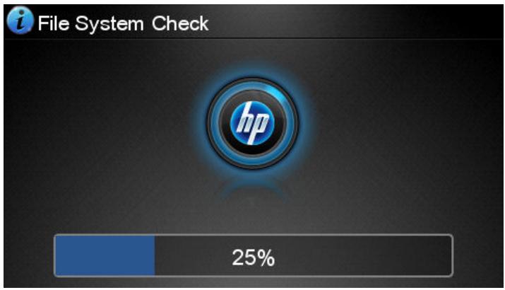 HP DESIGNJET Z5600 - Contrôle du système automatique de fichiers - 1