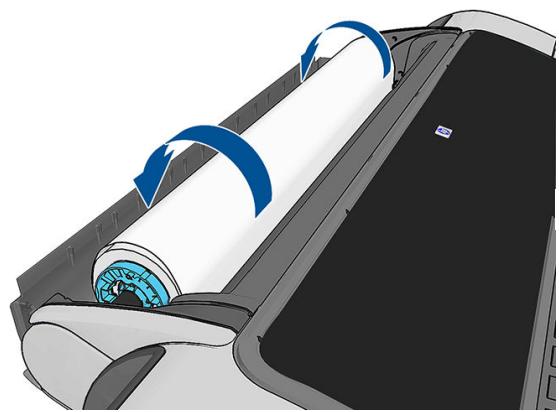 HP DESIGNJET Z5600 - Le papier est coincé - 7