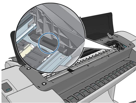 HP DESIGNJET Z5600 - Nettoyage du détecteur de gouttes de la tête d'impression - 5