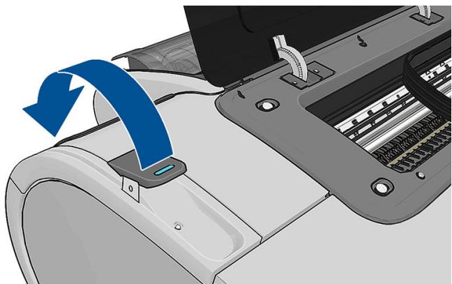 HP DESIGNJET Z5600 - Le papier est coincé - 4