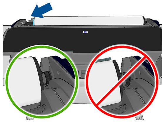 HP DESIGNJET Z5600 - Chargement d'un rouleau dans l'imprimante - 4