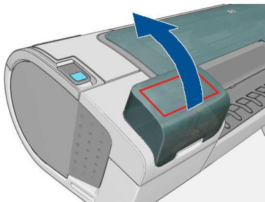 HP DESIGNJET Z5600 - Retrait d'une cartouche d'encre - 2