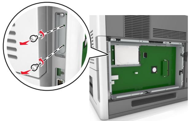 LEXMARK MS818DN - Retrait du disque dur de l'imprimante - 3